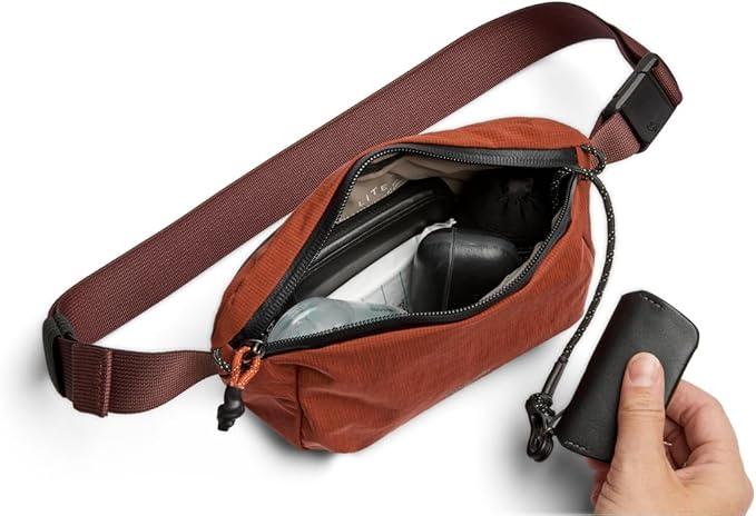 Bellroy Lite Belt Bag (versatile crossbody bag, fanny pack) - Clay
