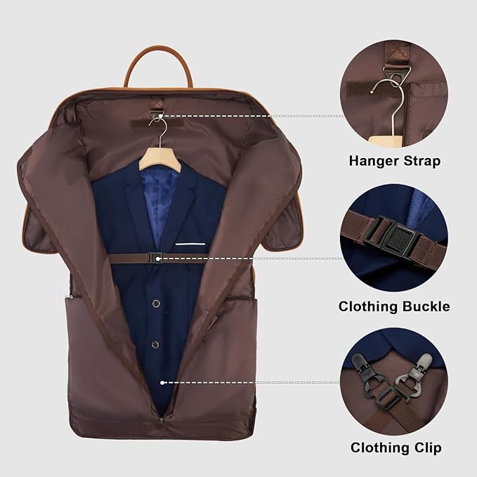 Garment Bag for Travel Large Carry on Garment Bags Men Women Garment Suitcase Bags