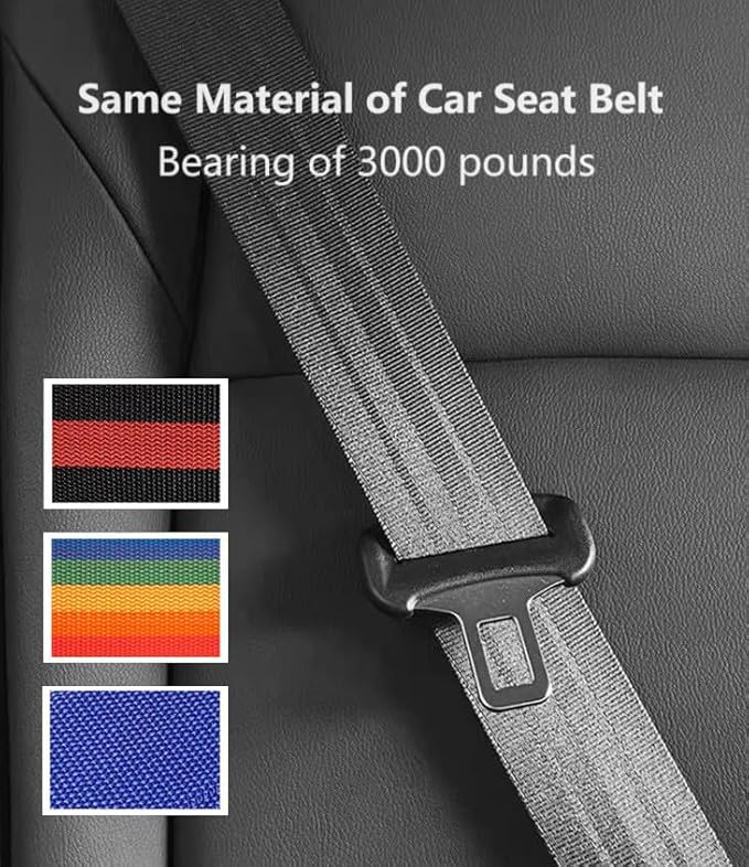 Travel Luggage Strap Adjustable Suitcase Packing Belt with TSA Combination Lock(Red+Black 2 Pack)