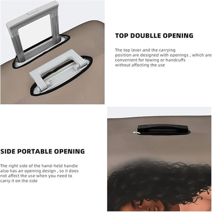 Luggage Cover Protector, Anti-scratch Suitcase Cover, Washable, X-Large, African American Black Girl