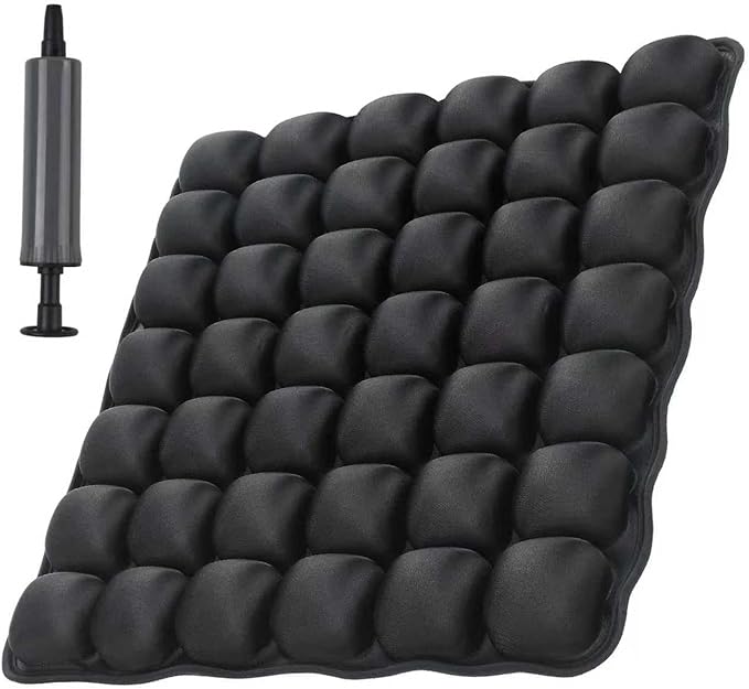 REDOFF®Inflatable Travel Seat Cushion，Portable seat Cushion, Suitable for Airplane Seats, Long-Distance Travel Seats, Office wheelchairs - Compact, Lightweight and Ergonomic Support.