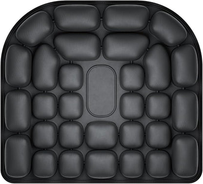 Sondor Travel Cushion, Comfortable 3D Inflatable Seat Cushion for Hemorrhoid and Tailbone Pain Relief, Optimal Support for Long Sitting in Car, Air Travel, Office Chairs Etc (30-Point Cushion)