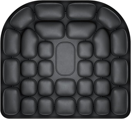 Sondor Travel Cushion, Comfortable 3D Inflatable Seat Cushion for Hemorrhoid and Tailbone Pain Relief, Optimal Support for Long Sitting in Car, Air Travel, Office Chairs Etc (30-Point Cushion)