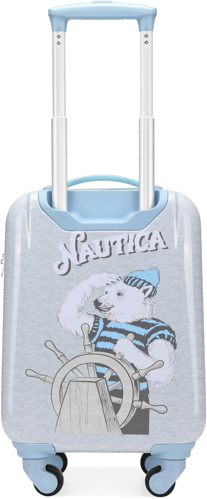 Nautica Kids Luggage - 18" Airline Approved Rolling Hardside Upright Carry-on Suitcase with Wheels (Polar Voyage)