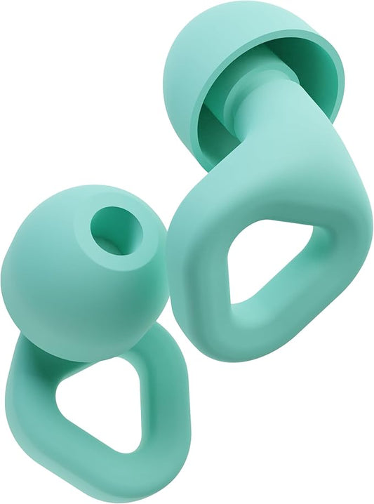 Zenz Unwind Silicone Ear Plugs for Sleep & Noise Reduction – Reusable 27 dB Earplugs with 8 Tips (XS‑L) & Carry Case – Comfortable for Sleeping, Study, Work & Travel - Mossy Mint