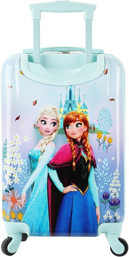Bioworld Frozen Elsa & Anna Arendelle Castle 20" Rolling Luggage