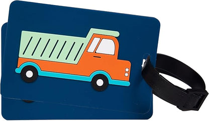 Wildkin Kids Luggage Tags – Set of 2, Durable Bag Tags w/Info Card for Suitcases & Backpacks - Transportation