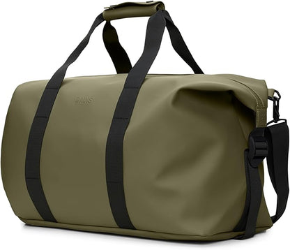 RAINS Regular Weekend Bag - Waterproof Travel Duffel for Men and Women - Duffle with Coated Zip, Adjustable Strap