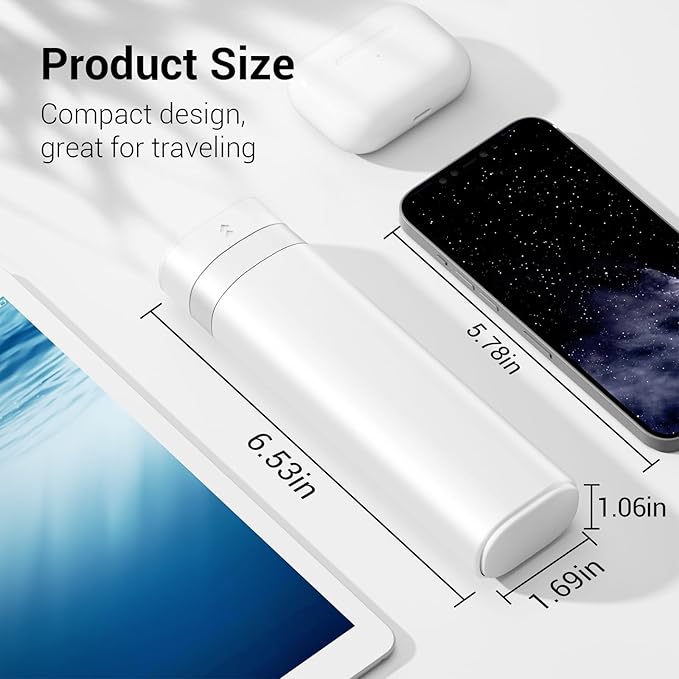 Betife Travel Pill Organizer Weekly 7 Day, Compact Daily Pill Box, Portable Medicine Case, Cute Pill Holder for Vitamins Supplements, Drawer-Shaped Pills Organizer (Pearl White)