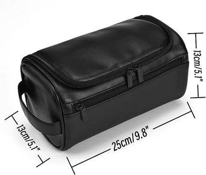 Personalized Large Toiletry Bag for Men,Minimalist Travel Toiletry Organizer Dopp Kit Water-resistant Shaving Bag for Toiletries Accessories,Ideal Chrismas Gifts For Men