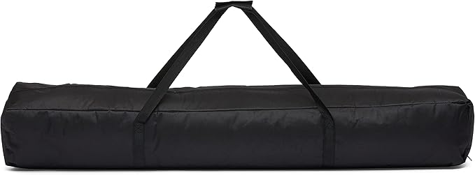 Amazon Basics 2 Person Heavy Duty Hammock Stand for Outside, Includes Portable Carrying Case, 9 foot, Black