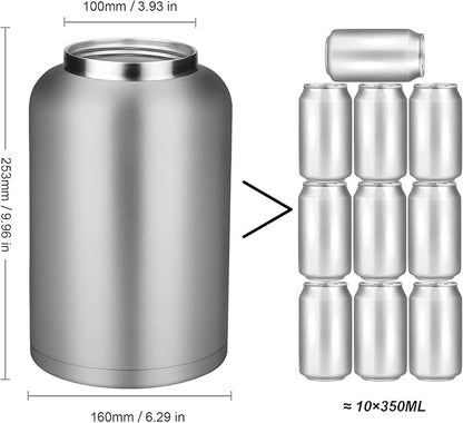 Zenbo One Gallon Jug with Straw, 128 oz Double Wall Vacuum Insulated Sports Water Bottle, Keeps Cold up to 48 Hours, Leak-Proof & Sweat-Proof Stainless Steel Water Jug for Gym, Outdoor & Camping