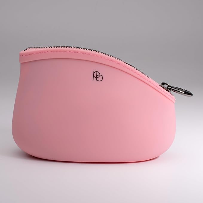 Small Makeup Bag by Pudinbag | The Premium Silicone Purse Bag | Vegan Hygenic Eco-friendly | Water and Heat Resistant