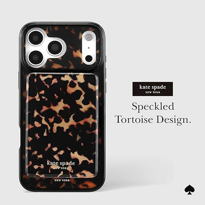 kate spade new york MagSafe Portable Charger Power Bank 5000mAh - iPhone Charger for Fast Charging - Magnetic Wireless Battery Pack with USB-C Port - Tortoise