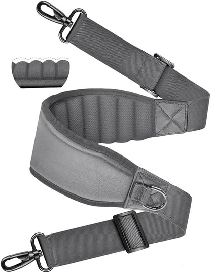 ZINMARK Shoulder Strap 79" with Fixed Pad and Dual Balance Buckles and Swivel Metal Hooks for Travel Bag and Most Bags