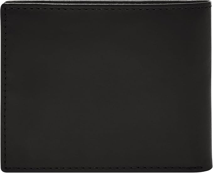 Fossil Men's Derrick RFID-Blocking Leather Bifold Wallet with Flip ID Window for Men