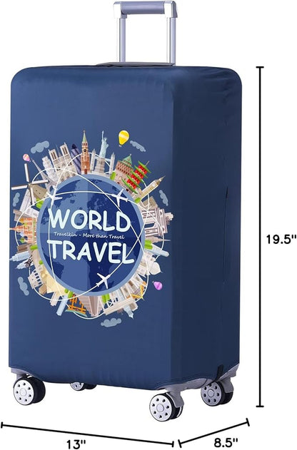 TRAVELKIN more than travel Luggage Covers For Suitcase Tsa Approved,Suitcase Cover Protector Fit 18-32 Inch Luggage