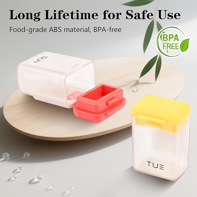 Weekly Pill Organizer Magnetic Large Travel Pill Case, Week Once Daily Medication Dispenser Medicine Container Holder for Supplement Box 7 Day 1 Time a Day (White)