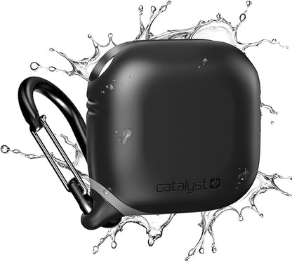 Catalyst Waterproof Case for AirPods 4 - Drop Protection for Apple AirPods 4th Generation with Carabiner, Wireless Charging Silicone Cover for Apple AirPods 4 Case for Women and Men