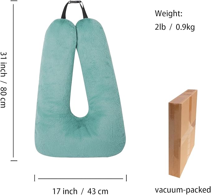 Neck Pillow for Kids Travel Provides Double Support to The Head and Neck in Any Sleeping Position on Flights, Car, and at Home, Comfortable Airplane Travel Pillow