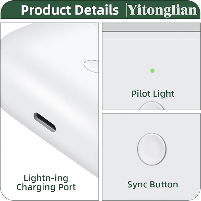 Charging Case Replacement for AirPods Pro 1st & 2nd Generation - Wireless Charger Case Without Earbuds