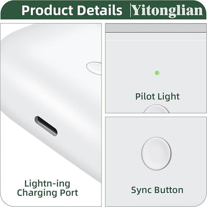 Charging Case Replacement for AirPods Pro 1st & 2nd Generation - Wireless Charger Case Without Earbuds