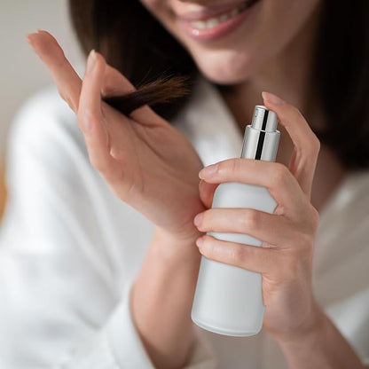 Roshtia 30 Pcs 3.4 oz/ 100 ml Black, Gold, Silver Glass Spray Bottle Refillable Perfume Atomizer Clear Decorative Empty Bottles with Fine Mist Sprayer Pump for Face Body Travel