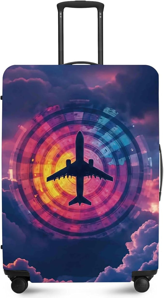 ANNA QUEEN Travel Luggage Cover Suitcase Protector Suitcase Cover Anti-Scratch,Stretchable Luggage Travel Bag Cover Washable