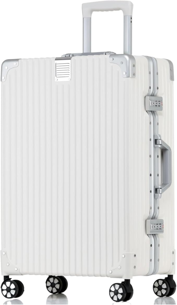 HotWay Carry On Luggage with Aluminum Frame, 20 Inch PC Hard Shell Suitcase with Spinner Wheels and TSA Lock, Lightweight Luggage for Travel (22x14x9 Airline Approved)