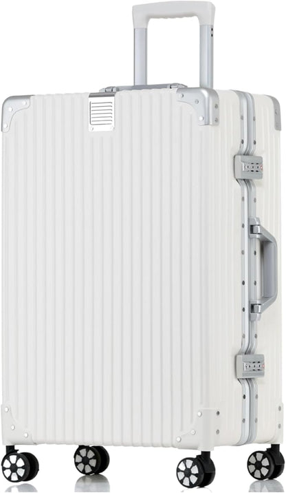HotWay Carry On Luggage with Aluminum Frame, 20 Inch PC Hard Shell Suitcase with Spinner Wheels and TSA Lock, Lightweight Luggage for Travel (22x14x9 Airline Approved)