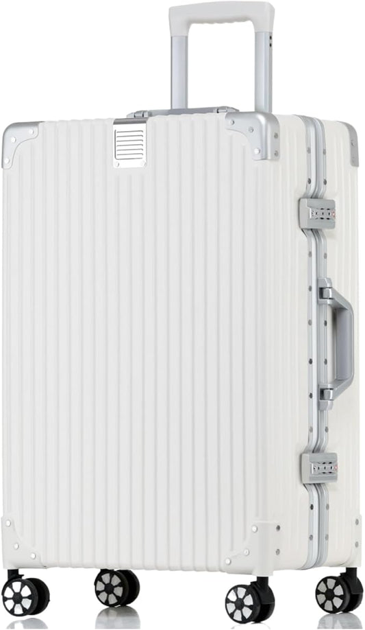 HotWay Carry On Luggage with Aluminum Frame, 20 Inch PC Hard Shell Suitcase with Spinner Wheels and TSA Lock, Lightweight Luggage for Travel (22x14x9 Airline Approved)