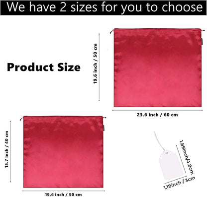 GONGKANGYUAN 6 Pack Dust Bags for Handbags – Silk Drawstring Storage Pouch, Dustproof Travel Organizer for Purses, Shoes & Boots