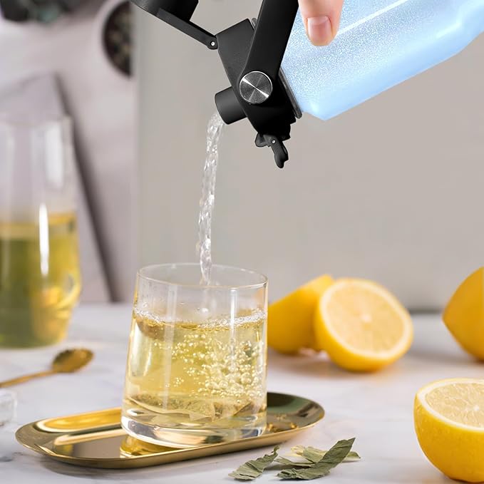 SENDESTAR 32oz Stainless Steel Water Bottle(Cold for 48 Hrs, Hot for 24 Hrs),Double Wall Vacuum Insulated Bottle with Straw Lid, Spout Lid and Flex Cap, Fit in Any Car Cup Holder,Laser Blue