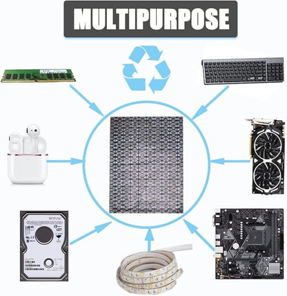 Open Top Super Large ESD Bags,10pcs 16X24in Antistatic Bag, Large ESD Anti Static Bags for Motherboard Video Card LCD Screen Electronic Device with Anti-Static Labels (10pcs16x24in)