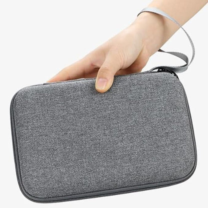 Hard Electronic Organizer Travel Cable Accessories Bag, Waterproof Electronic Organizer Case, Shockproof Electronic Accessories Organizer Bag for Power Bank,Adapter,Chargers,Mouse,Cable,Flash Drive