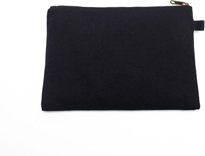 Zipper Pouch Storage Bag Simple and Stylish Women's Cosmetic and Travel Bag (Black-basic-3)