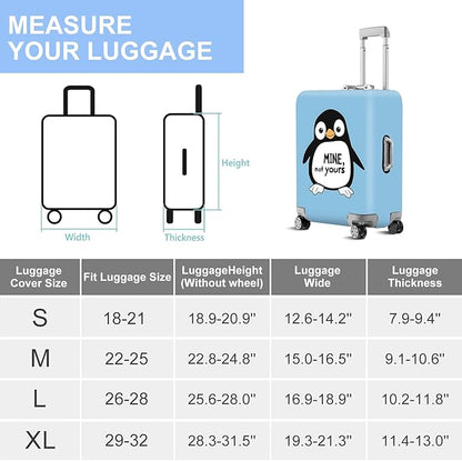 ANNA QUEEN Travel Luggage Cover Suitcase Protector Suitcase Cover Anti-Scratch,Stretchable Bag Cover Washable Durable Polyester
