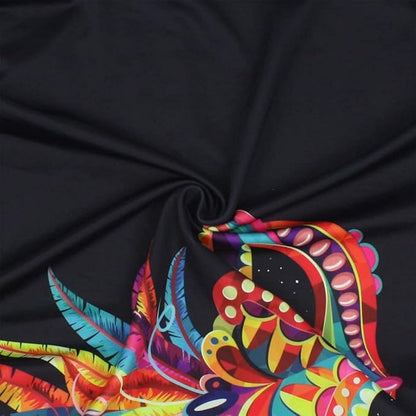 Explore Land Travel Luggage Cover Suitcase Protector Fits 27-30 Inch Case (Carnival, L)