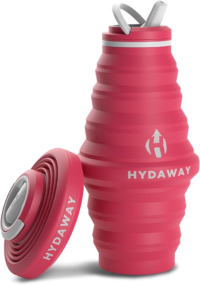 HYDAWAY 25oz Collapsible Water Bottle - BPA-Free, Leakproof, Lightweight, and Space-Saving - Perfect for Hiking, Travel, and All-Day Hydration