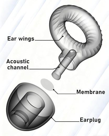 Ear Plugs for Sleeping,30db Noise Cancelling Earbuds with 8 Eartips and Carry Case,Reusable earplugs for Sleep,Focus,Snoring,Shooting,Motorcycle,Airplanes,Musicians. (Black, L-M-S-XS)