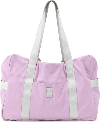 VanFn Foldable Travel Duffel Bag, Sports Duffels Gym Bag, Rainproof Nylon Totes, Sports Shoulder Handbag, Lightweight Duffle Bags For Women & Men, Outdoor Weekend Bag, P.Travel Series