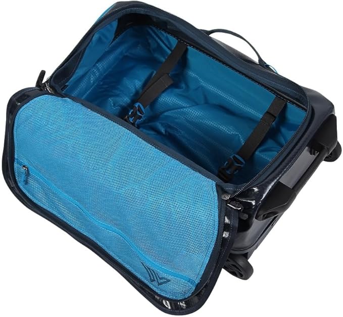 Gregory Alpaca 40L Water-Resistant Adventure Travel/Gear Organization Wheeled Duffle Bag with Packing Cube Included, Slate Blue