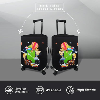 Explore Land Luggage Cover Suitcase Protector Fits 27-30 Inch Case (Travel, L)