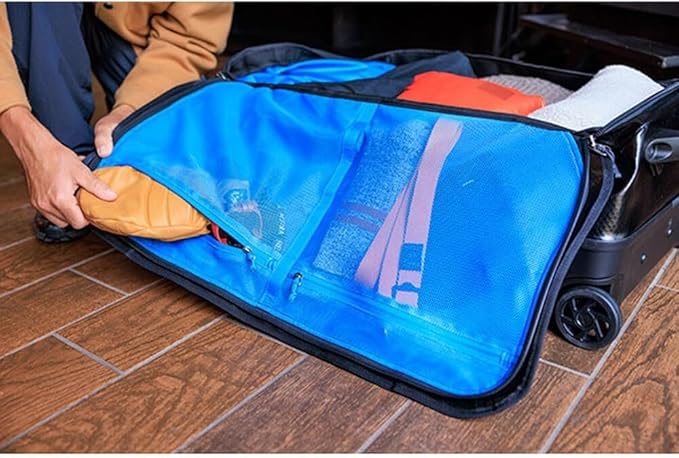 Gregory Alpaca 100L Water-Resistant Adventure Travel/Gear Organization Wheeled Duffle Bag with Packing Cube Included, Obsidian Black