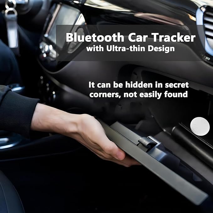 Tracker Works with Apple Find My (iOS Only),Key Finder Luggage Tracker with Keyring and Waterproof Case,Not for Android,Track Wallet Backpack Suitcase Dogs Cats Pets Collar Car (1 Pack)