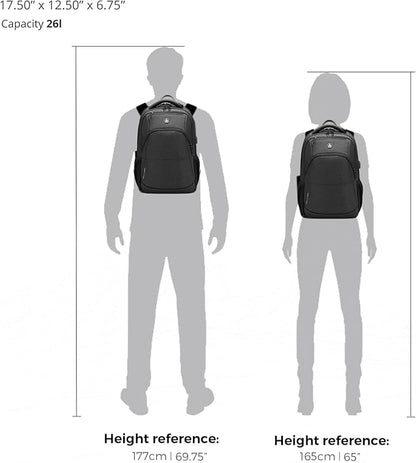 Swissdigital Design Travel Laptop Backpack for Men and Women, College Backpack with USB Charging Port for Fits 16 Inch Notebook, Grey | SD1670-02