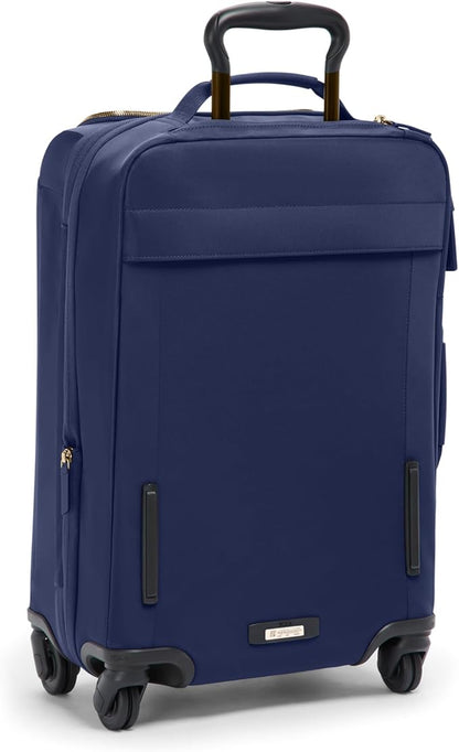 TUMI - Voyageur Leger 4 Wheel Carry-On Luggage - Lightweight and Spacious, Sleek Silhouette, Durable Women's Suitcase - 21.8" International Expandable Carry-On, Indigo