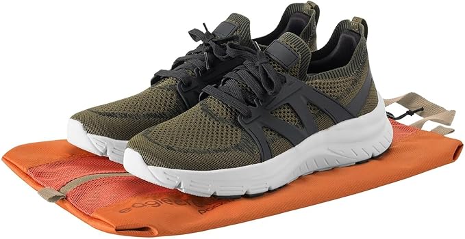 Eagle Creek Pack-It Reveal Extended Stay Set - Compression Travel Packing Cubes Set - Eco-Friendly - Quick-Drying, Water-Resistant Fabric - Pack of 6 - Mandarin