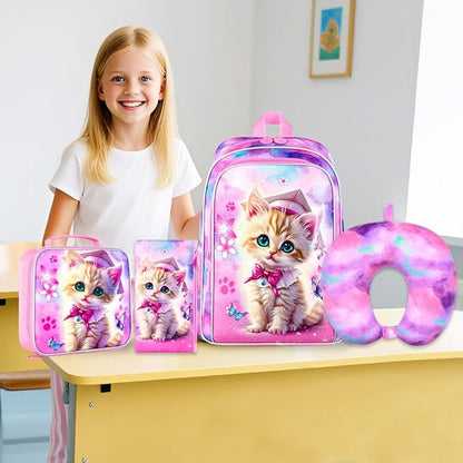 Kids Suitcase with Wheels for Girls and Boys, Rolling Carry on Luggage for Toddler Children