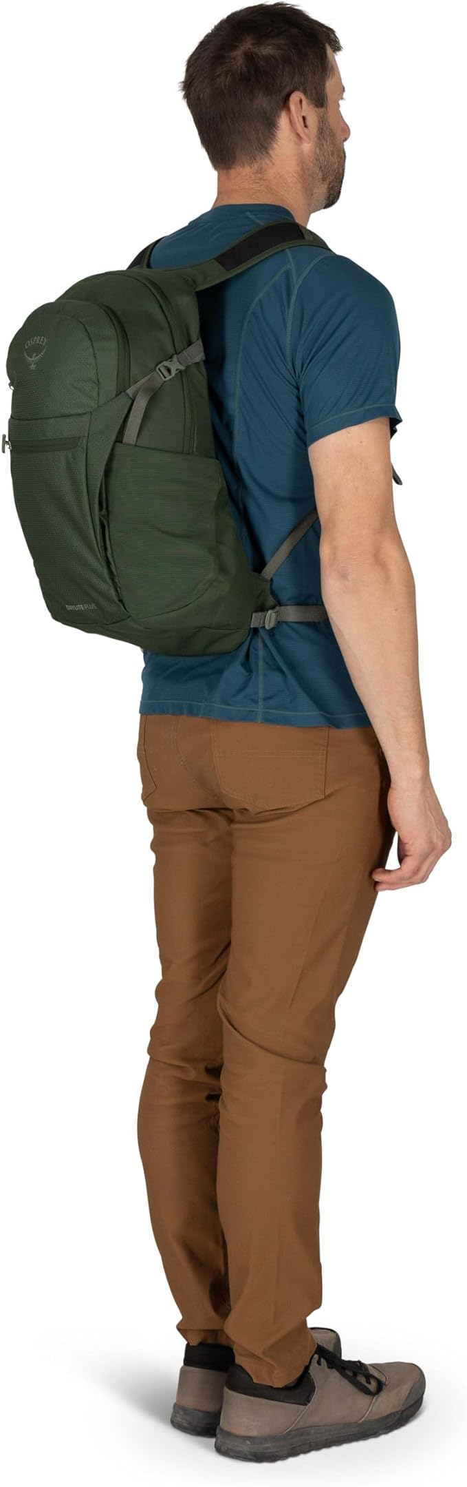 Osprey Daylite Plus Commuter Backpack – Lightweight, Everyday Pack with Laptop Sleeve and Water Bottle Pockets – Ideal for Work, School, and Travel with Versatile Storage Options, Seaweed Green